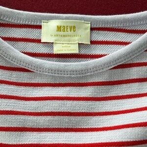 Maeve by Anthropologie Striped Sweatshirt